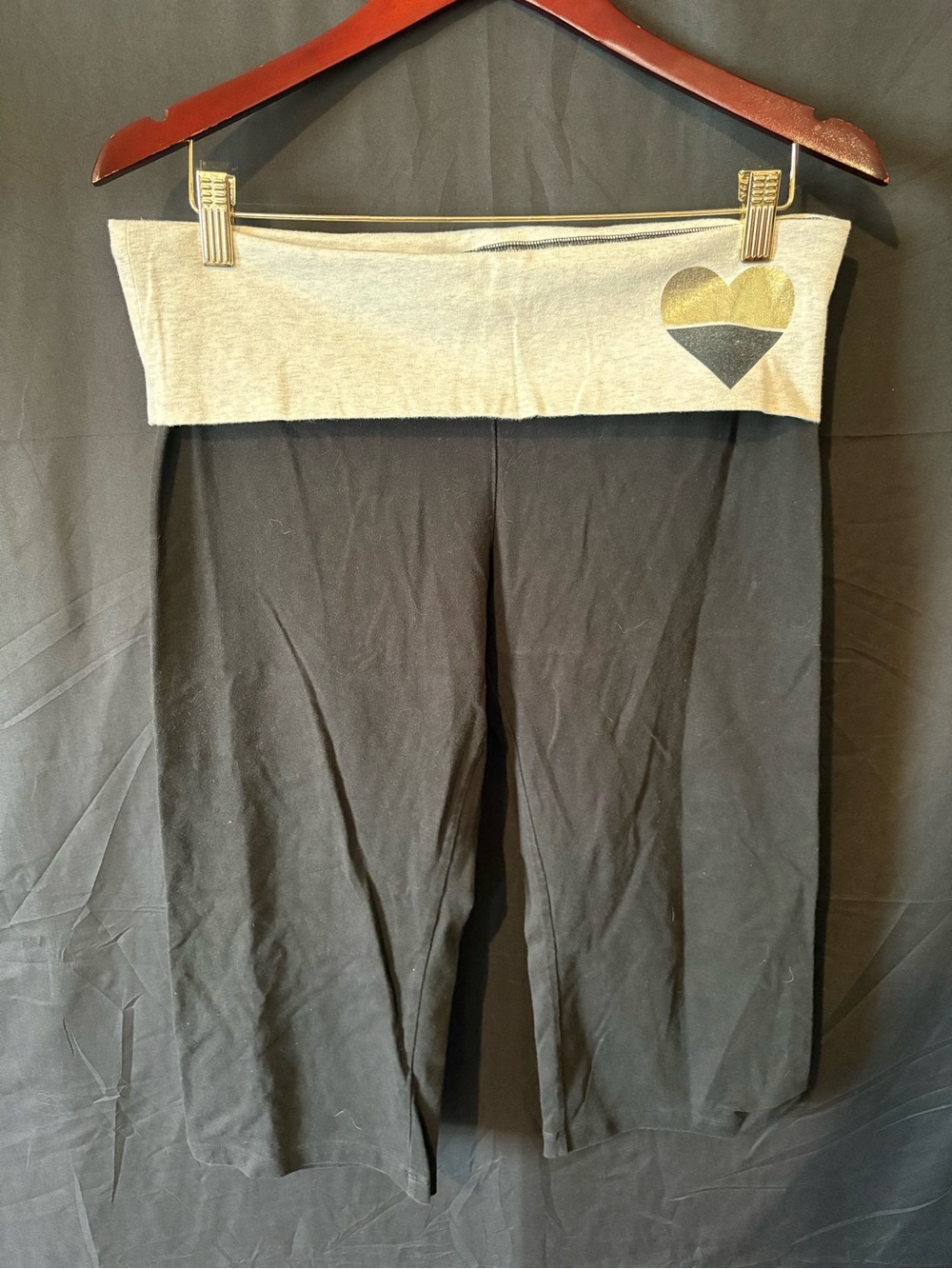 Y2K Victoria's Secret Fold Over Yoga Capris